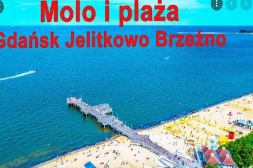Apartament 2 Pokoje Blisko Morza 1500 Metrow W Gdansku Lägenhet Exteriör bild